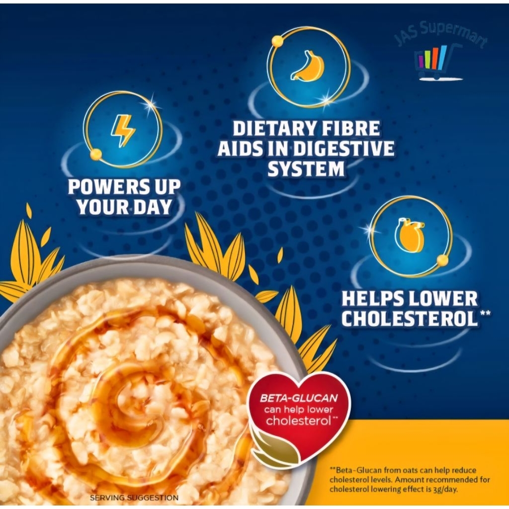 1 CASE - Quaker Banana & Honey Flavored Oats 200g x 18