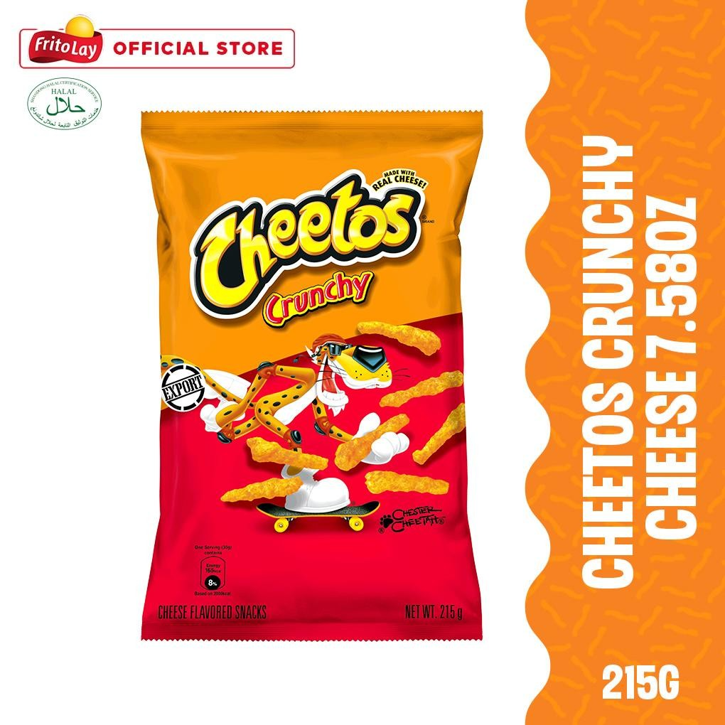 1 CASE - Cheetos Crunchy Cheese Flavored Snack 215g x 10