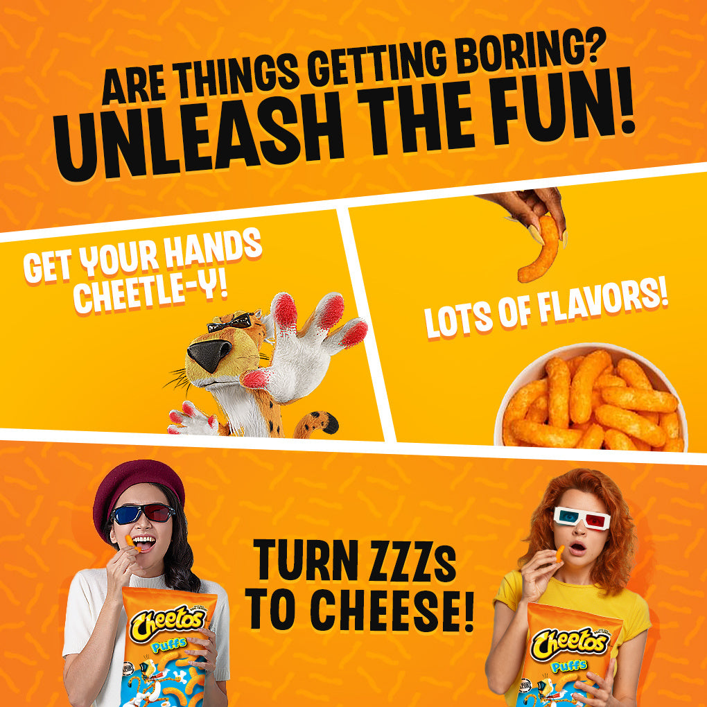 1 CASE - Cheetos Corn Puffs Cheese Flavored Snack 220g x 10