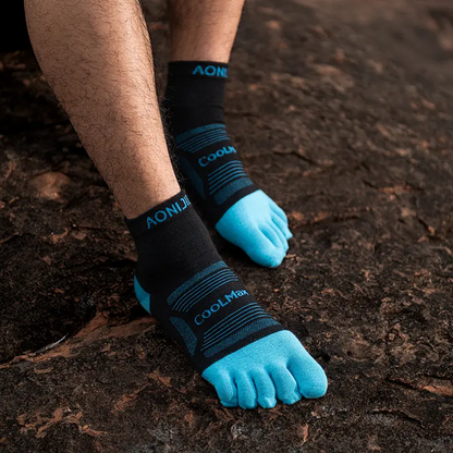Aonijie E4802 COOL MAX TOE SOCKS 1 pair  - LARGE BLACK