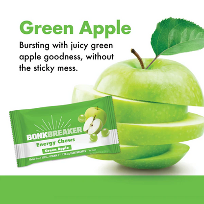 Bonk Breaker Energy Chews Green Apple - 1 pack