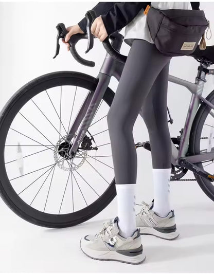 Reflective Breathable SPORTS SOCKS for Cycling Running Non-Slip Mid-Tube Socks