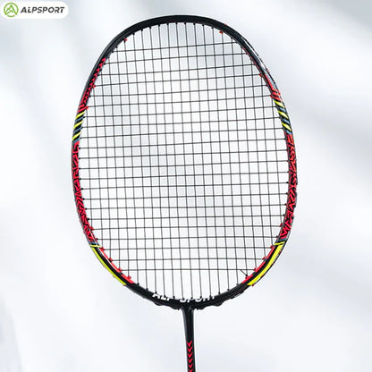 ALP SPORT 1pc SR - ALP SR Double-Edged 100% Full Carbon Fiber Badminton Racket 9U G5 24-35lbs