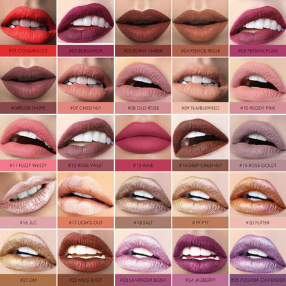 Focallure Ultra Matte Waterproof Liquid Lipstick - FA24 - Long wearing, smudge proof and waterproof