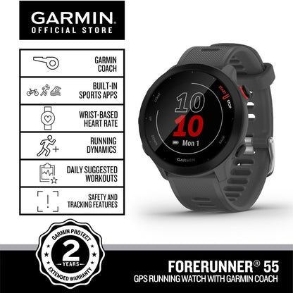 Garmin Forerunner 55 Running GPS Smartwatch