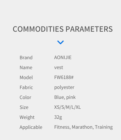 Aonijie FW6188 Women Quick Drying Running Singlet - PINK