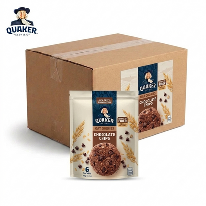 1 CASE - QUAKER Oat Cookies Chocolate Chips (6s/150g x 50)