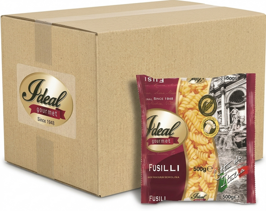 1 CASE -Ideal Gourmet pasta -FUSILI 500g (30 pcs)