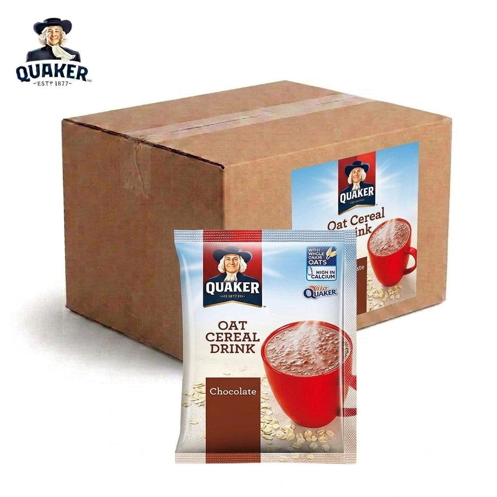 1 CASE - QUAKER Vita Cereal Drink Chocolate (12 x 29g) - 12 Boxes