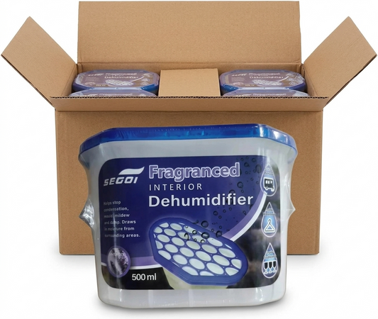1 CASE - Segoi DEHUMIDIFIER LAVENDER SCENTED 500ml - WHOLESALE (48pcs)