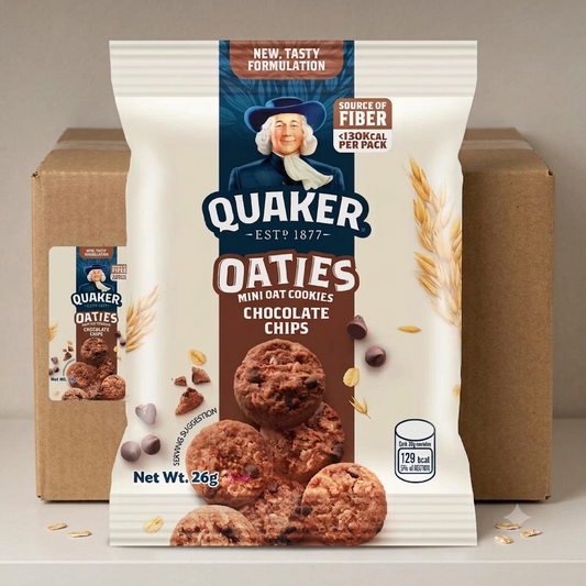 1 CASE - Quaker Oaties Mini Oats Cookie Choco Chip 28g x 40