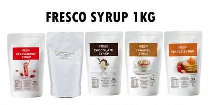 BUNDLE OF 2 - Fresco Maple, Chocolate, Caramel, Strawberry and Salted Caramel Syrup