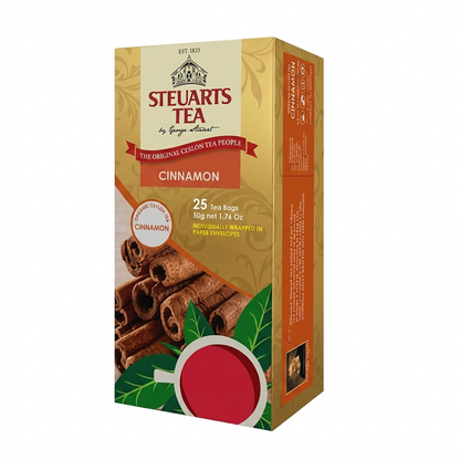STEUARTS - Cinnamon 25 Tea Bags