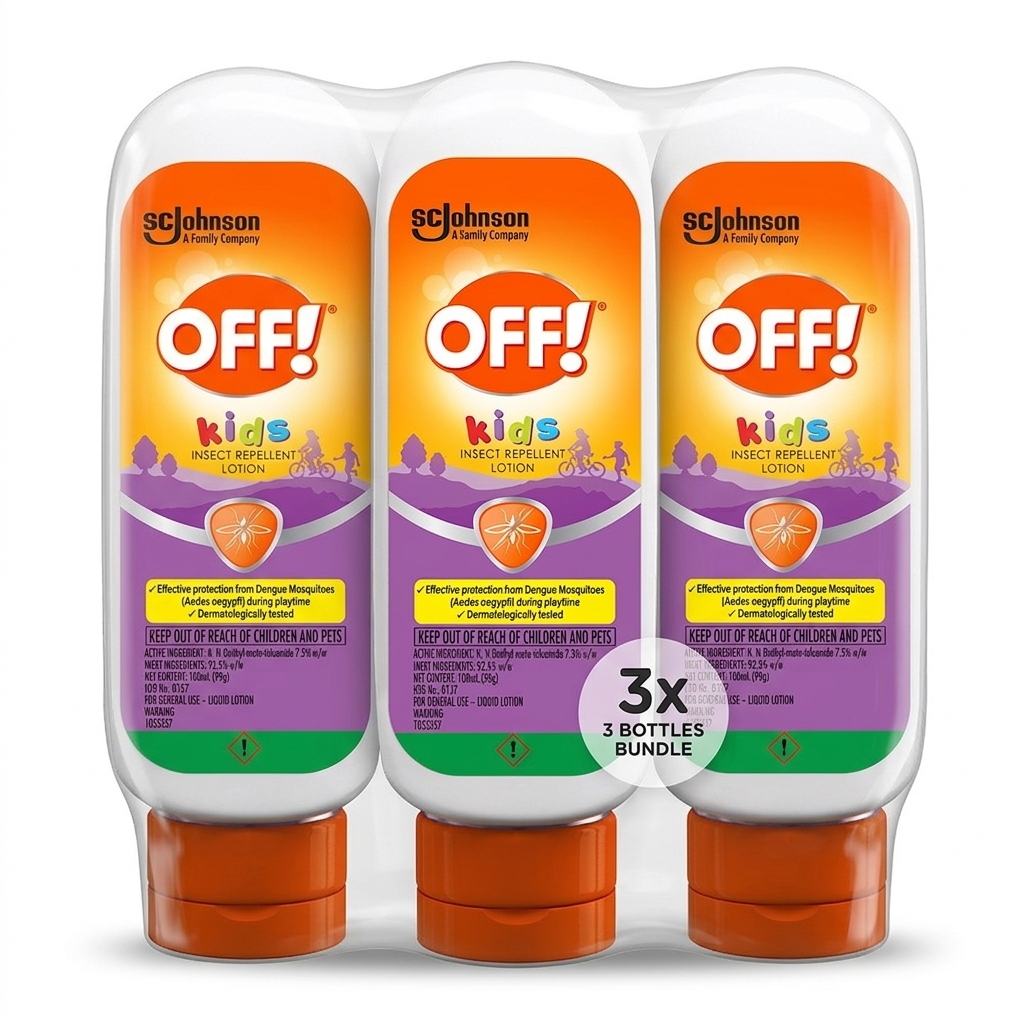 OFF! Kids Mosquito Repellent Lotion 100ml - (Pack of 3)