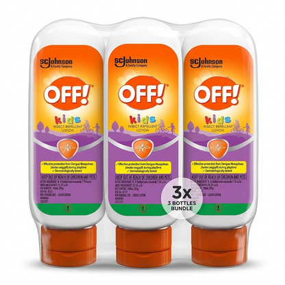 OFF! Kids Mosquito Repellent Lotion 100ml - (Pack of 3)