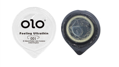 OLO 001 DELAY DRAGON CONDOM (10 PCS) - round packaging