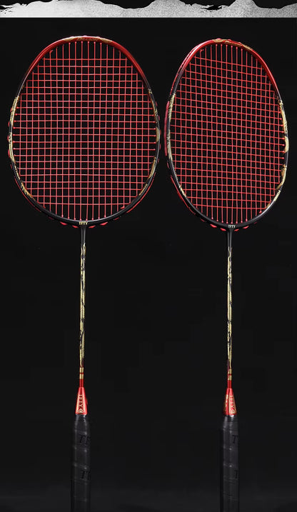 ALP SPORT 1pc QY 4U 100% Full Carbon Fiber Badminton Racket Max 28lbs - ABYSSAL