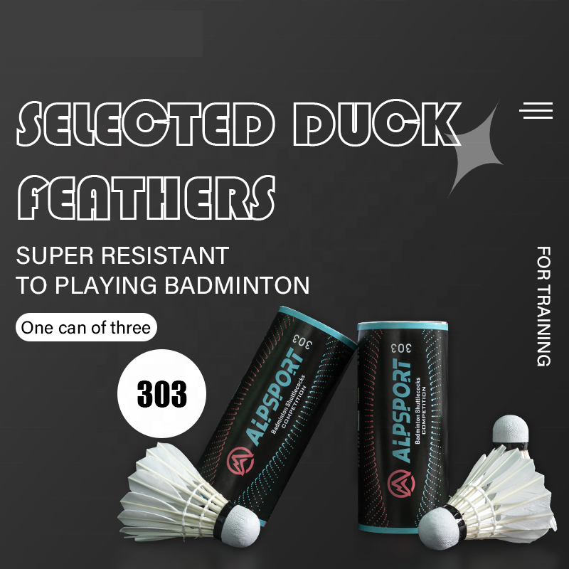 ALP SPORT 303 Badminton Balls 3pcs/Tube Goose Feather