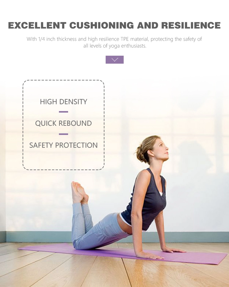 TOPKO Dual Color TPE Yoga Mat