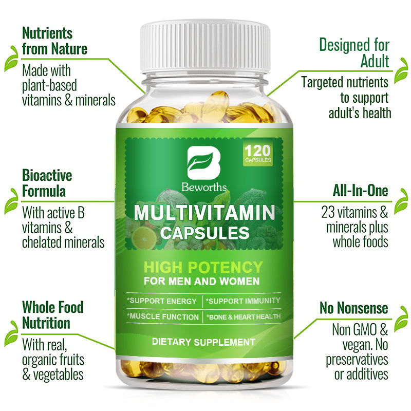 Beworths MULTIVITAMIN CAPSULES - 30 pcs