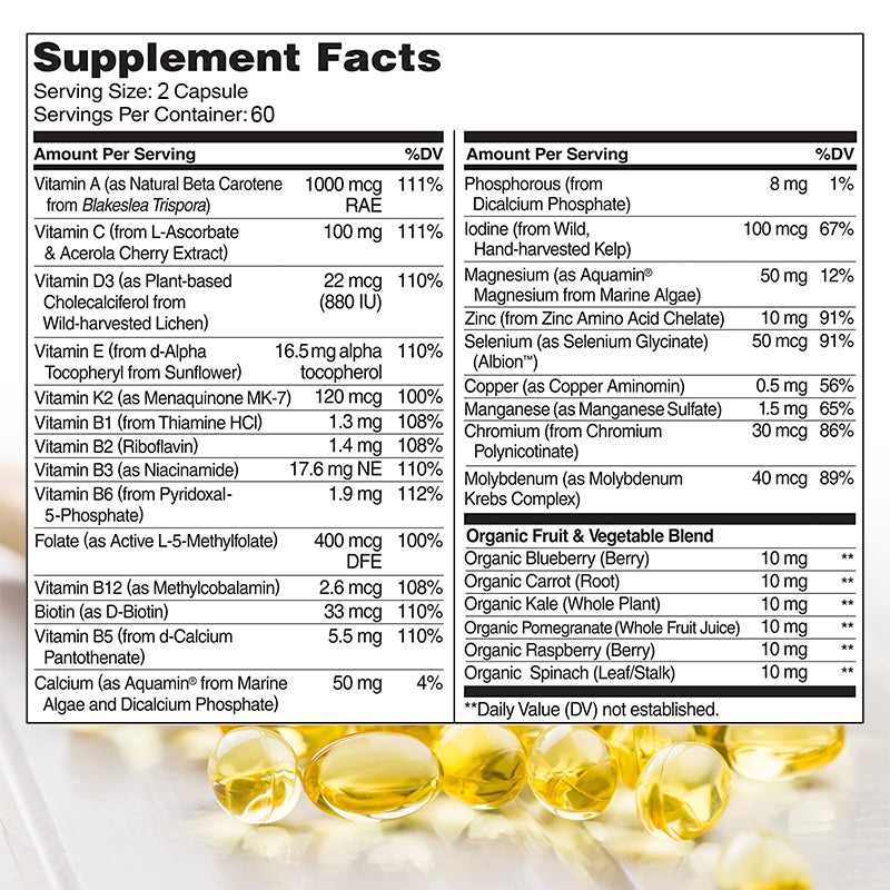 Beworths MULTIVITAMIN CAPSULES - 30 pcs