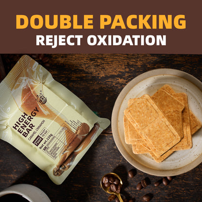 1 BOX - CARAMEL CINNAMON High Energy Bar (120gx12pcs) - Exp. Date 2045