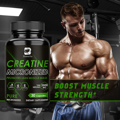 Beworths Creatine Monohydrate Capsules - 90 pcs