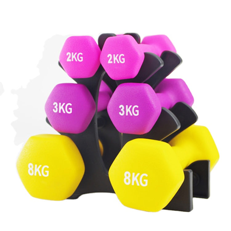 TOPKO Hex Neoprene Dumbbell Set