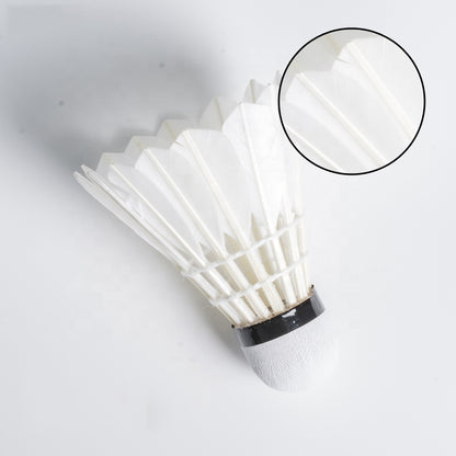ALP SPORT SY808 - ALP 808 12pcs/Tube Shuttlecocks White Goose Feather 76-77