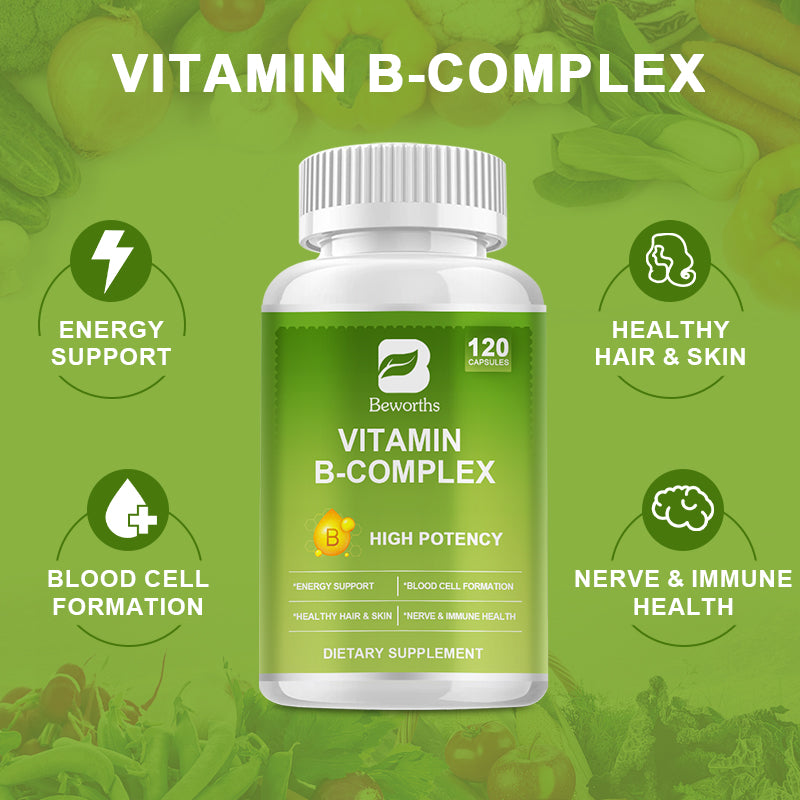 Beworths Whole Food B-Complex - 60 pcs