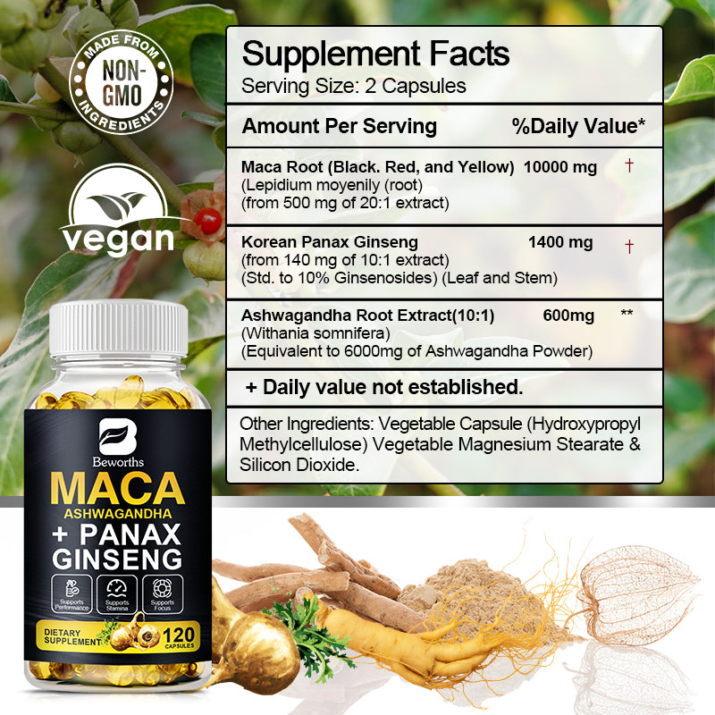Beworths Maca Root Softgel Capsules - 30 pcs