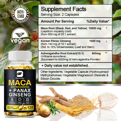 Beworths Maca Root Softgel Capsules - 30 pcs