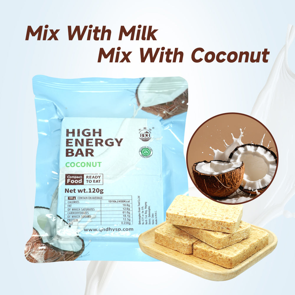 COCONUT High Energy Bar 120g x 12 pcs (1 Box) - Exp. Date October 2044