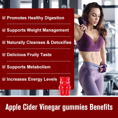 Beworths APPLE CIDER VINEGAR GUMMIES 1200mg - 30 pcs