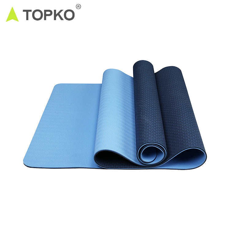 TOPKO Dual Color TPE Yoga Mat
