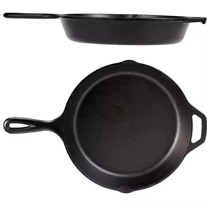 Happiness CAST IRON SKILLET FRYING PAN - 30cm