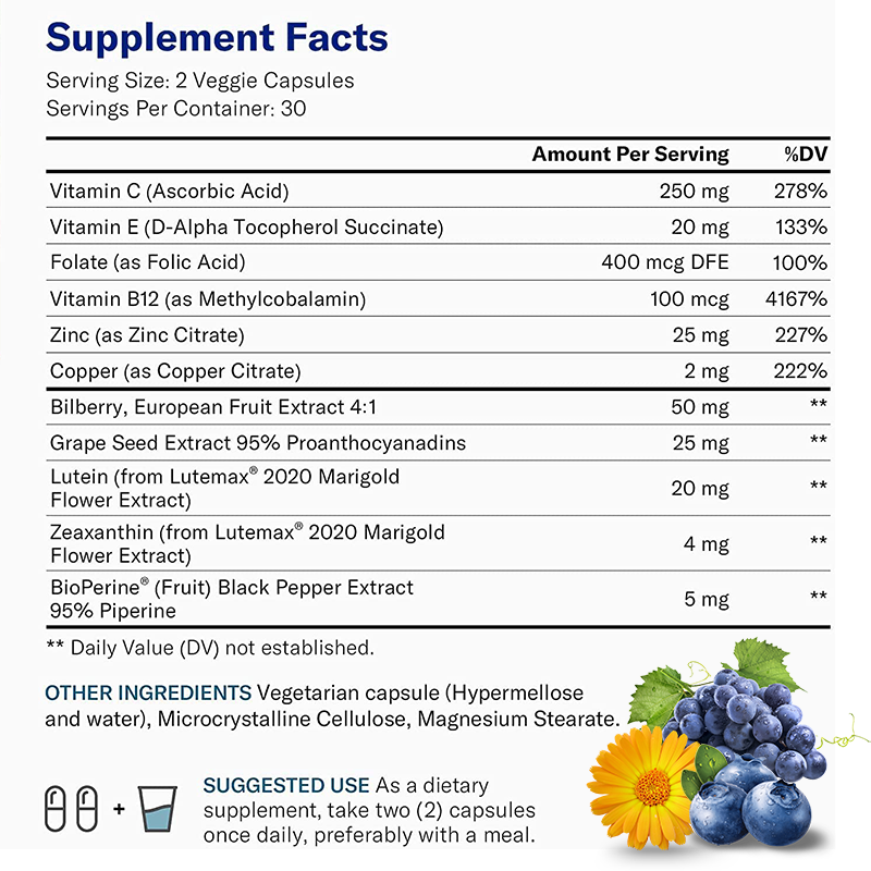Beworths LUTEIN COWBERRY (GRAPE SEED) - 120 pcs