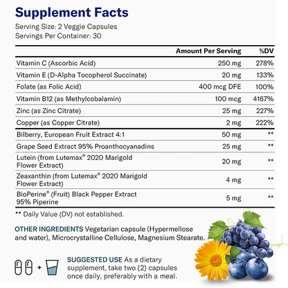 Beworths LUTEIN COWBERRY (GRAPE SEED) - 120 pcs