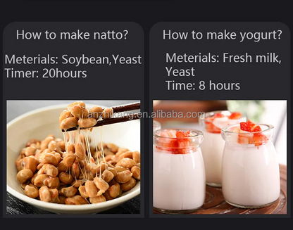 3.5L Yogurt Machine or Greek yogurt maker or make your own nato, black garlic