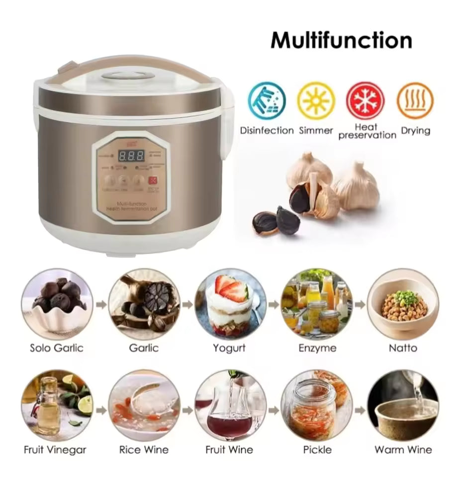 3.5L Yogurt Machine or Greek yogurt maker or make your own nato, black garlic
