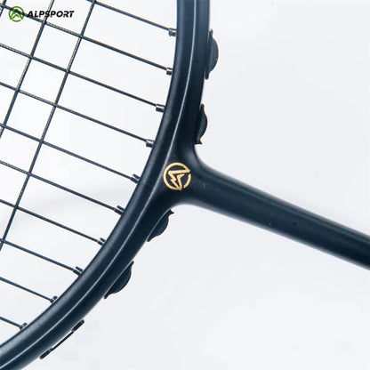 ALP SPORT 1pc BLACK XHP - ALP XHP 6U G4 Carbon Fiber Badminton Racket Flexible & Lightweight With Grips Full Carbon Rackets- Black