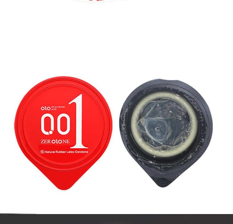 OLO 001 DELAY DRAGON CONDOM (10 PCS) - round packaging