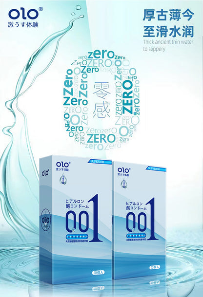 JAPANESE OLO ULTRA THIN CONDOM (10pcs in 1 Box )- SQUARE PACKAGING