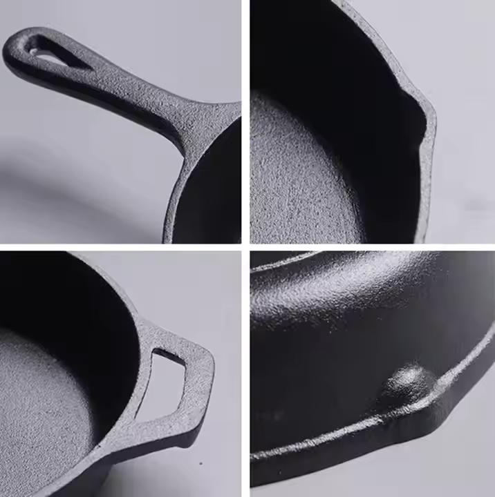Happiness CAST IRON SKILLET FRYING PAN - 30cm