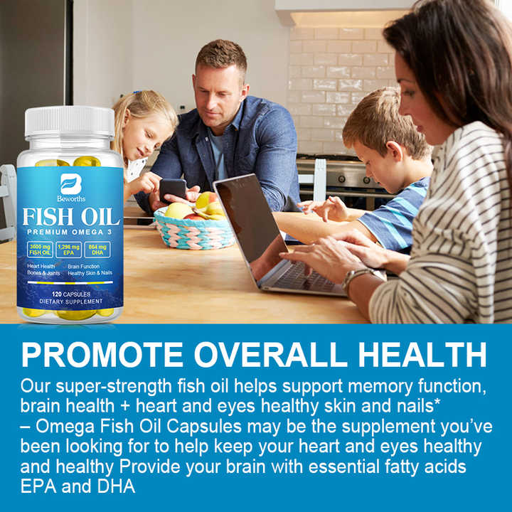 Beworths FISH OIL CAPSULES OMEGA 3 - 30 pcs