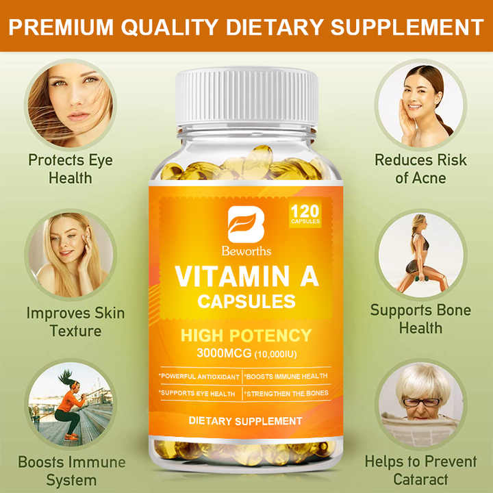 Beworths VITAMIN A CAPSULES - 30 pcs