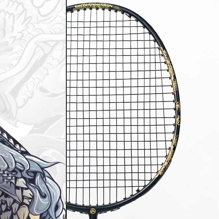 ALP SPORT 1pc FAIRY DRAGON - ALP SL Carbon Fiber Badminton Racket 4U 22-26lbs 85g