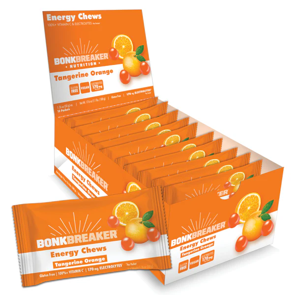 Bonk Breaker Energy Chews - Tangerine Orange - 1 pack