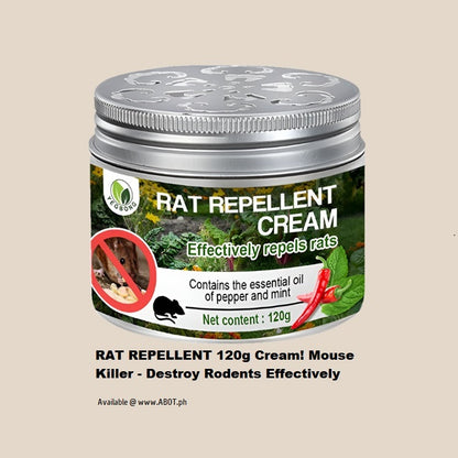 RAT REPELLENT 120g Cream! Mouse Killer - Destroy Rodents Effectively