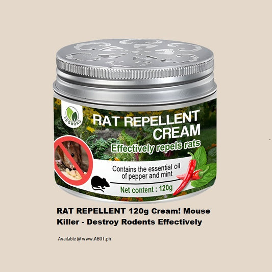 RAT REPELLENT 120g Cream! Mouse Killer - Destroy Rodents Effectively